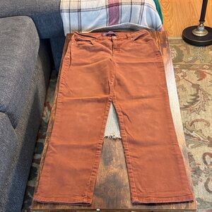 Gloria Vanderbilt Women's Ankle & Cropped Jeans in Rust